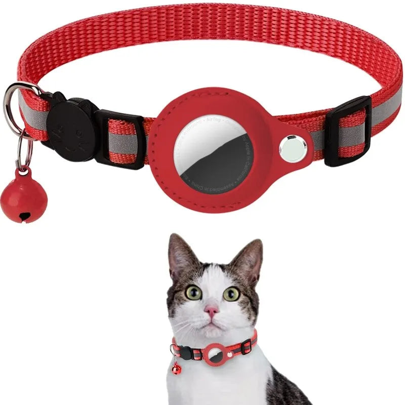 Airtag collar for cats - Red