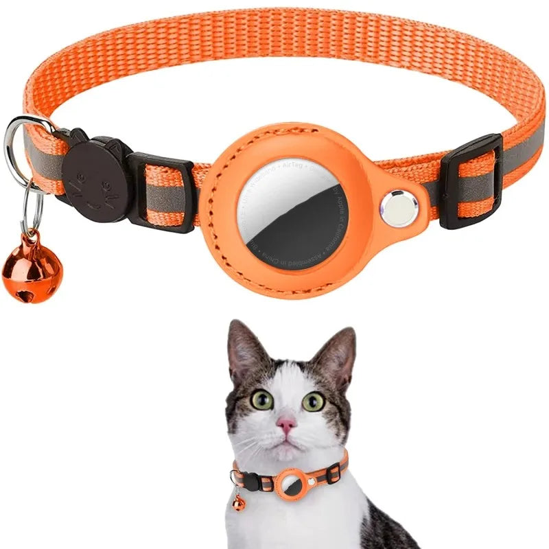 Airtag collar for cats - Orange