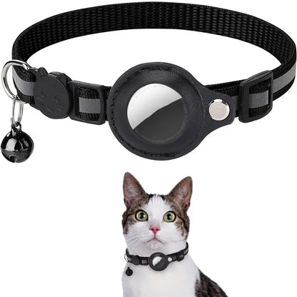 Airtag collar for cats - Black