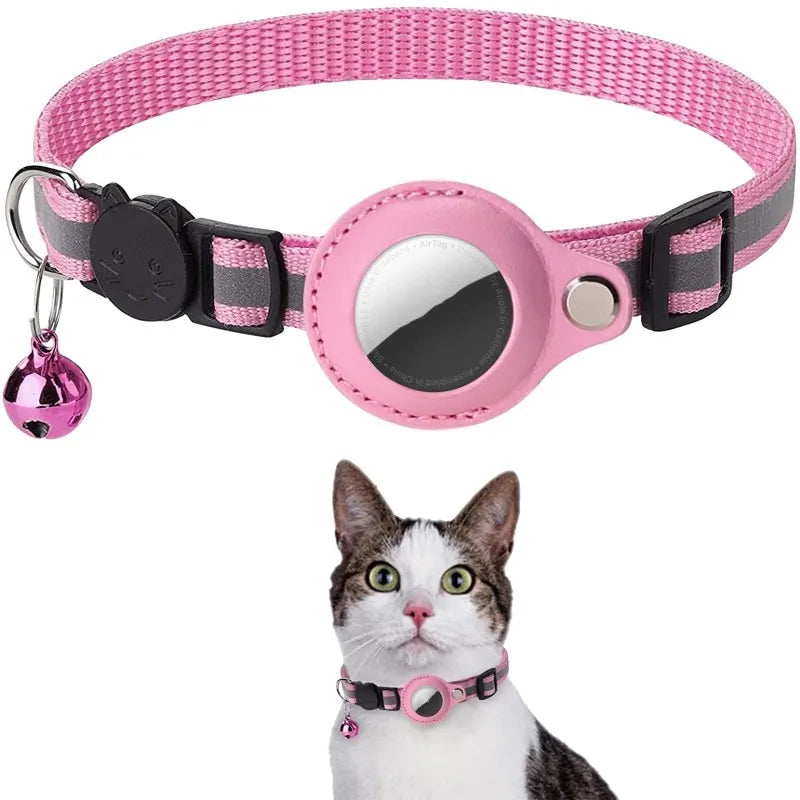 Airtag collar for cats - Pink