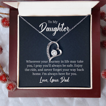 Forever Love Necklace - For Daughter From Dad