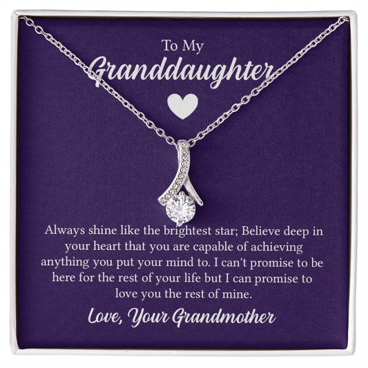 Alluring Beauty Necklace - For Granddaughter From Grandmother